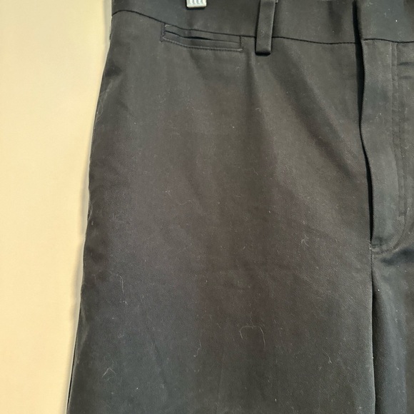NWT  LL Bean Mens Sz:34 Classic Fit Black Flat Front Button Dress Pant. - Picture 9 of 15